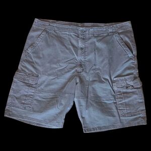Wrangler Gray Cargo Shorts 44 Regular
